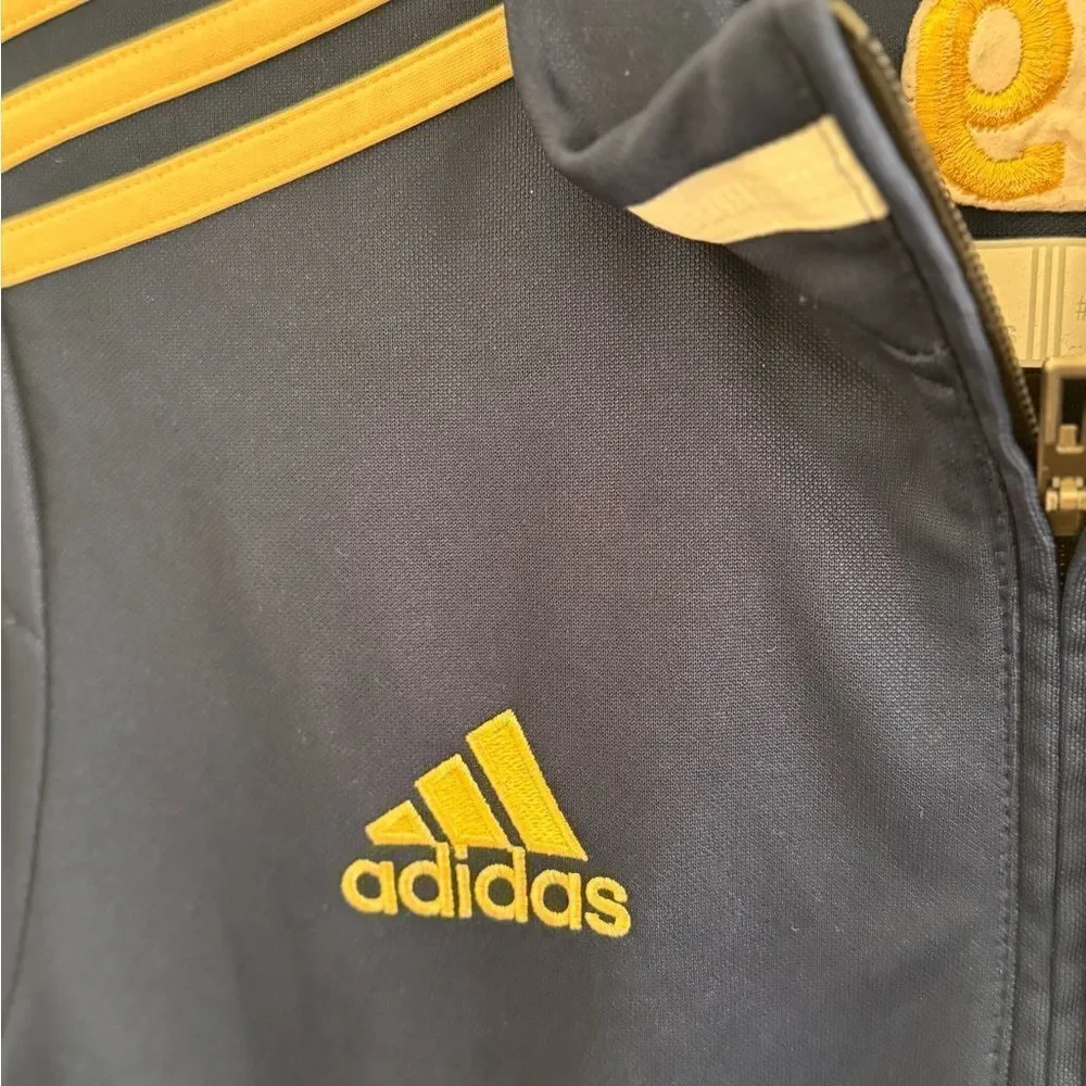 Adidas Navy and Red Track Jacket